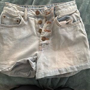 Billabong high waisted denim shorts